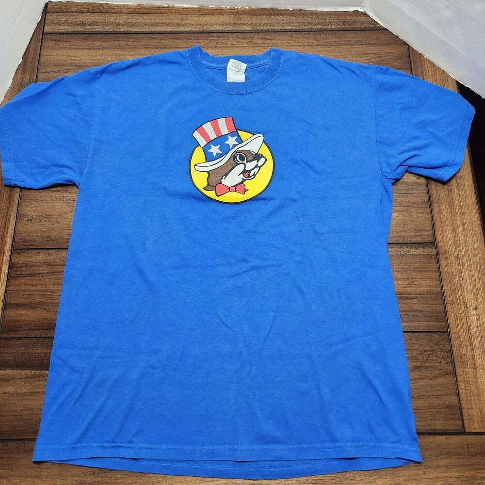 Gildan Buc-ee's 4th T-Shirt SS Blue L